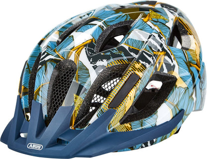 ABUS Aduro 2.0 Blue Palm Bike Helmet – Size S, Lightweight Ventilated Protection