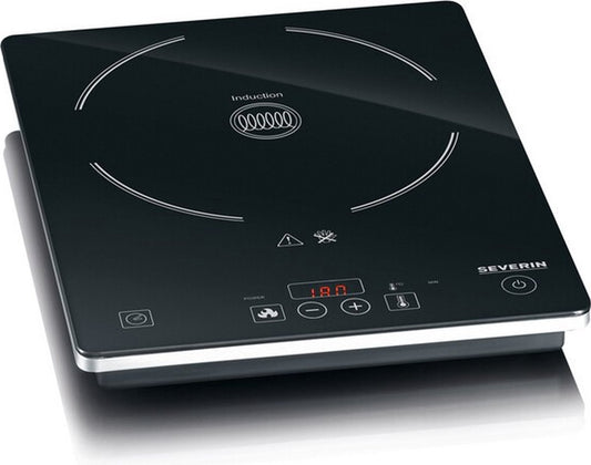 Severin KP1071 1‑Burner Induction Cooktop with Timer, Child Lock, 2000W
