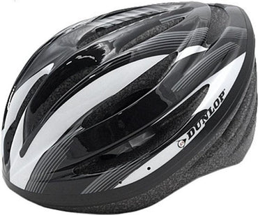Dunlop HB13 Adult Bicycle Helmet Medium Black 58-61cm