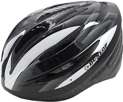 Dunlop HB13 Adult Bicycle Helmet Medium Black 58-61cm