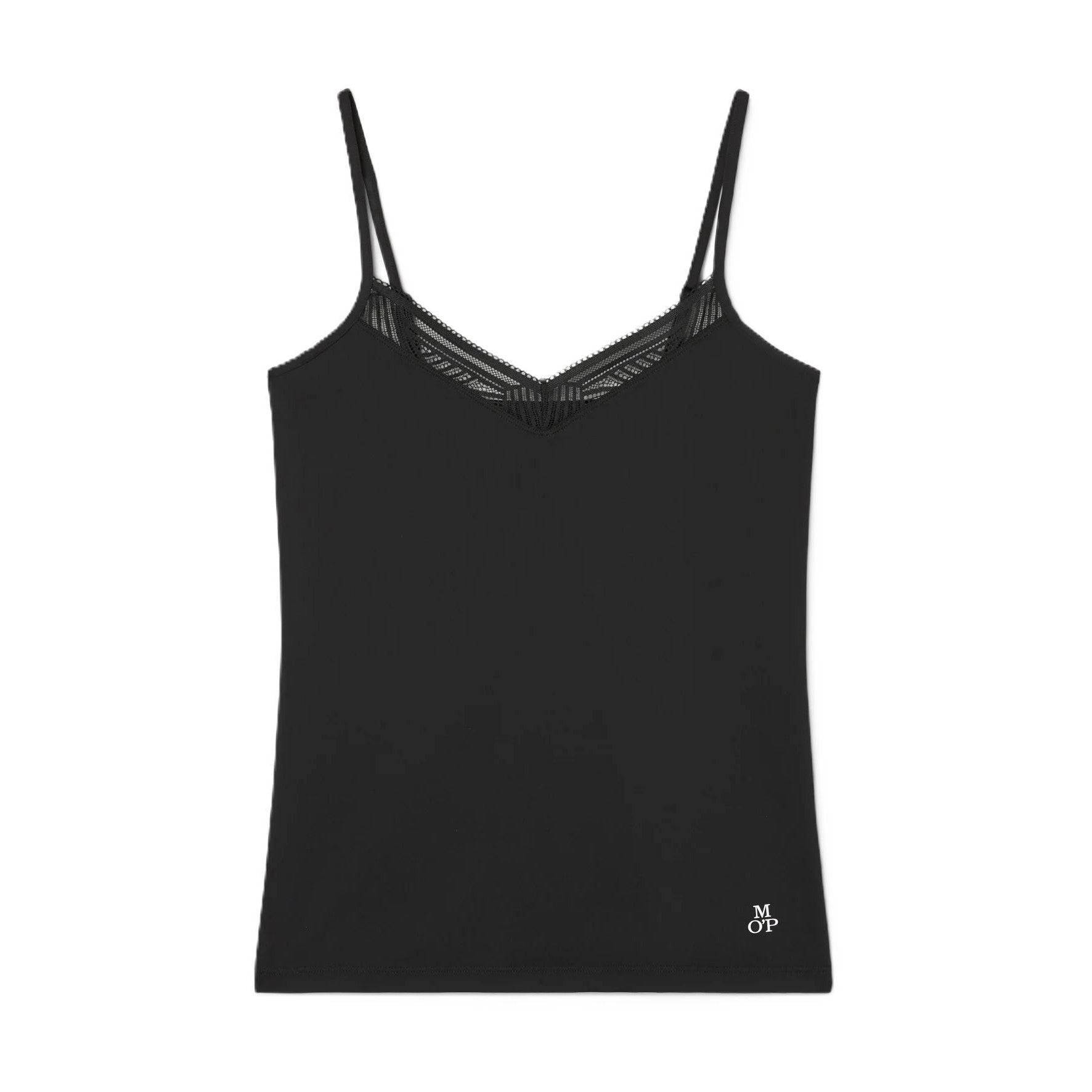 Marc O'Polo Women's Timeless Lace Trimmed V-Neck Camisole Tank Top