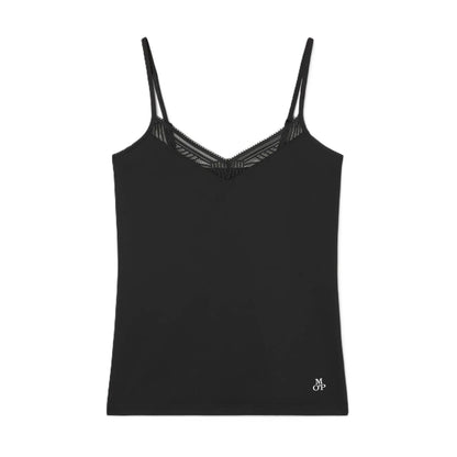 Marc O'Polo Women's Timeless Lace Trimmed V-Neck Camisole Tank Top