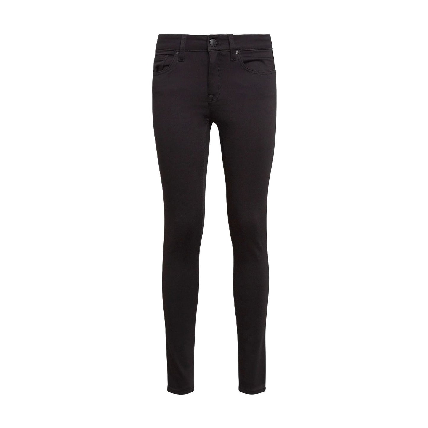 Mavi Women's Mid-Rise Skinny Fit Jeans with Five-Pocket Design, Versatile Black