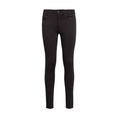 Mavi Women's Mid-Rise Skinny Fit Jeans with Five-Pocket Design, Versatile Black