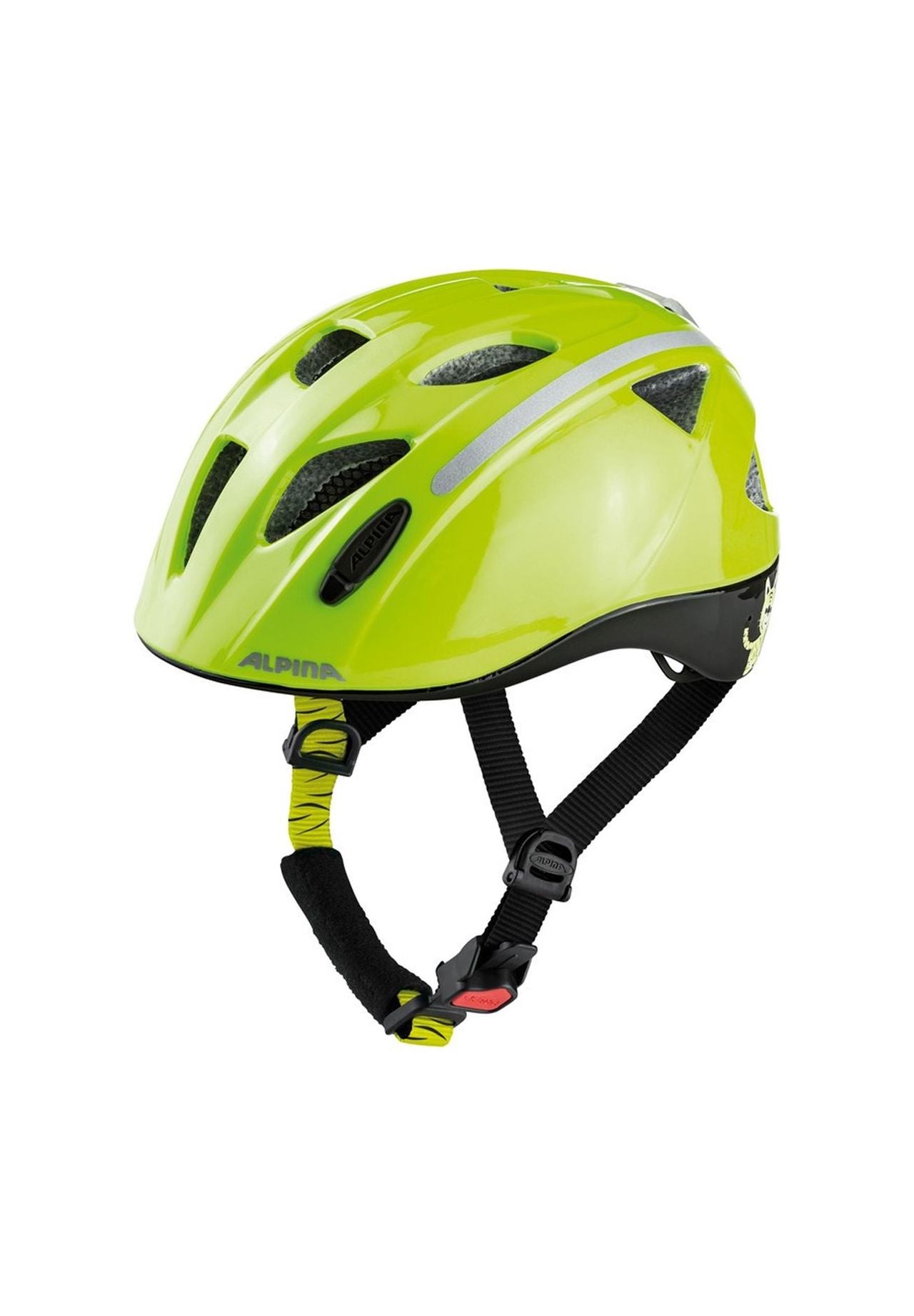 ALPINA Ximo Flash Kids' Reflective Bike Helmet - Lightweight, Adjustable & Safe