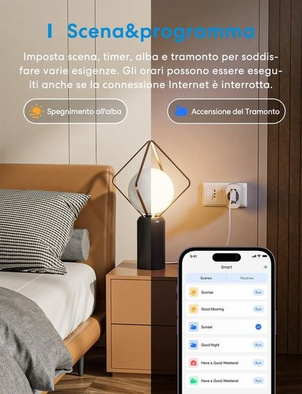 Meross MSS210PZT Smart WiFi Plug with Real Time Energy Monitoring