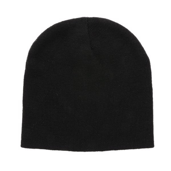 Impact AWARE™ Sustainable Polylana Classic Beanie - Eco-Friendly Black Knit Hat