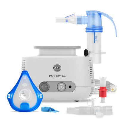 PARI BOY Pro Advanced Nebuliser: Flexible, Variable Droplet Sizes, PIF Control System