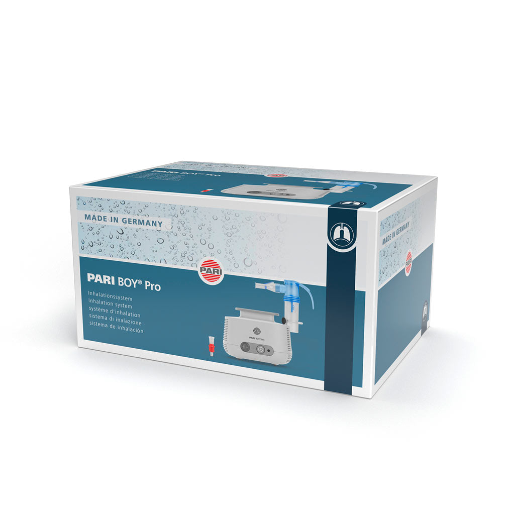 PARI BOY Pro Advanced Nebuliser: Flexible, Variable Droplet Sizes, PIF Control System