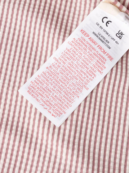 Lil' Atelier Baby Long-Sleeve Ruffled UPF 50+ UV Protection Swimsuit