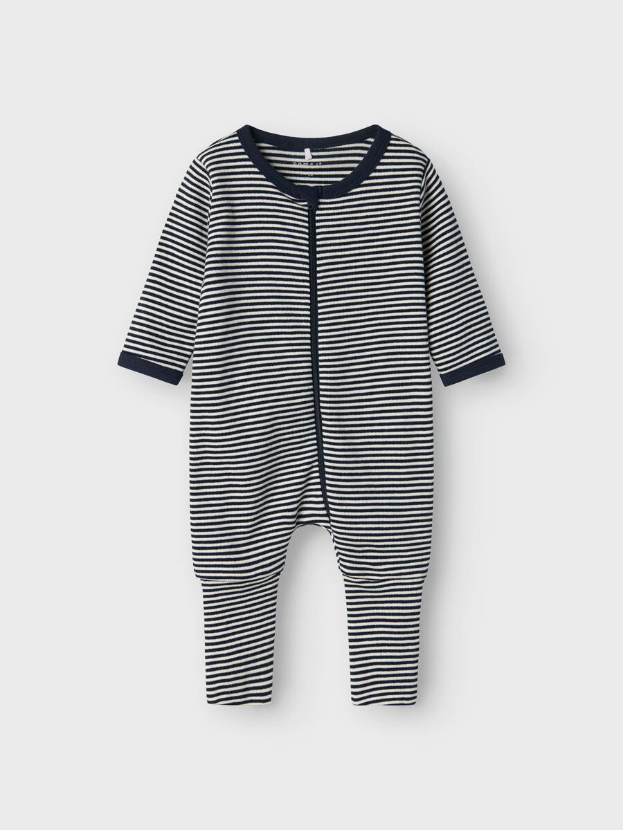 Soft Organic Cotton Baby Sleepsuits 2-Pack | Cozy Zip-Up Nightwear for Infants