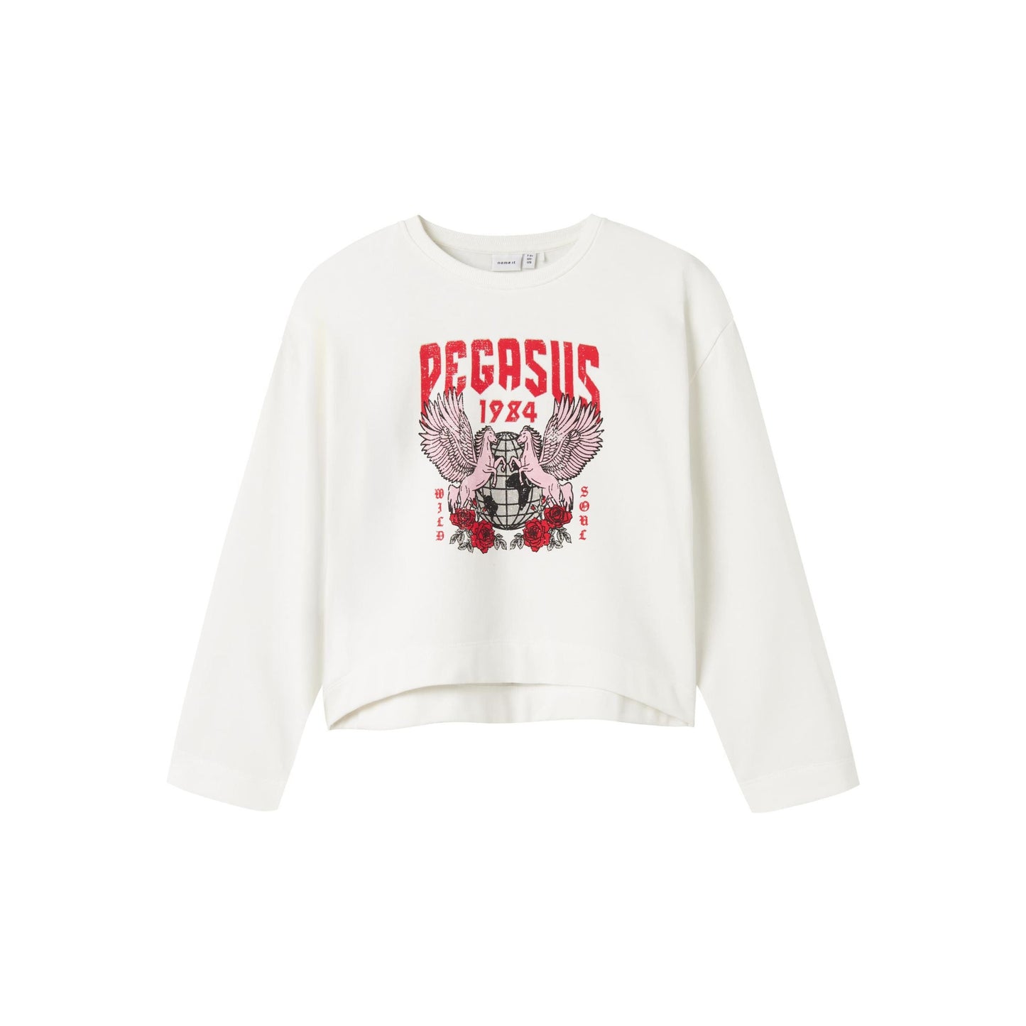 Girls' Soft Brushed Relaxed Fit Graphic Sweatshirt - Cotton Blend Pullover