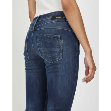 GANG Women's 94Amelie Relaxed Fit Jeans: Comfortable Mid-Rise Stretch Denim
