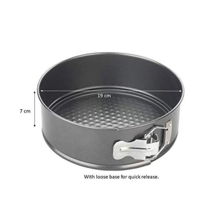 Chef Aid 19cm Non-Stick Springform Cake Pan for Easy Baking & Release