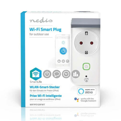 Nedis Smart WiFi Outdoor Plug IP44 for Remote Control & Scheduling - Gomix Brands Outlet