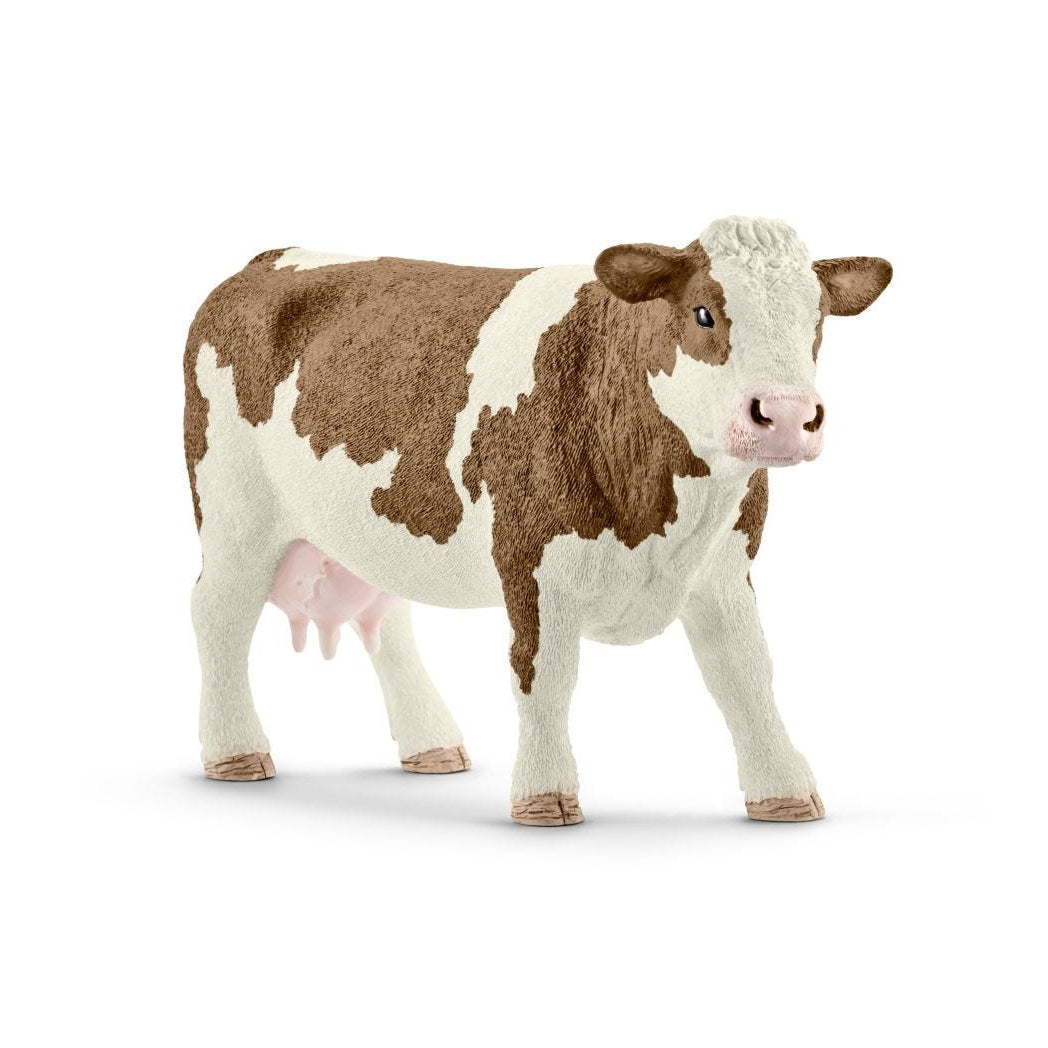 Schleich 13801 Simmental Cow Animal Figure