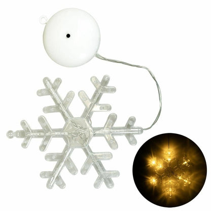 LED Snowflake Christmas Window Light ZD169 Warm White