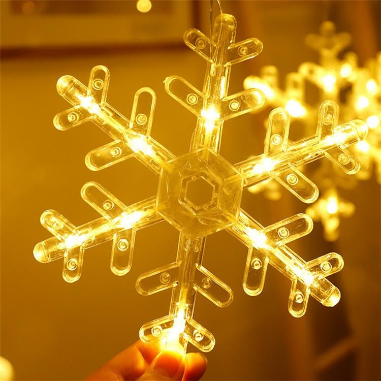 LED Snowflake Christmas Window Light ZD169 Warm White