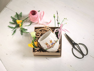 Villeroy & Boch Spring Fantasy Easter Bunny Floral 17oz Porcelain Mug