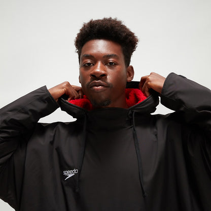 Speedo Adult Long Sleeve Changing Poncho: Warm, Waterproof, Windproof, Quick-Dry Fleece