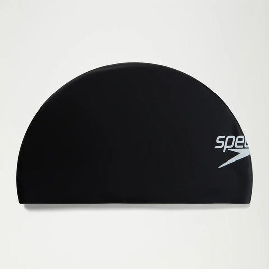 Speedo Fastskin Hiro Black Silicone Swim Cap: World Aquatics Approved Hydrodynamic Design - Gomix Brands Outlet