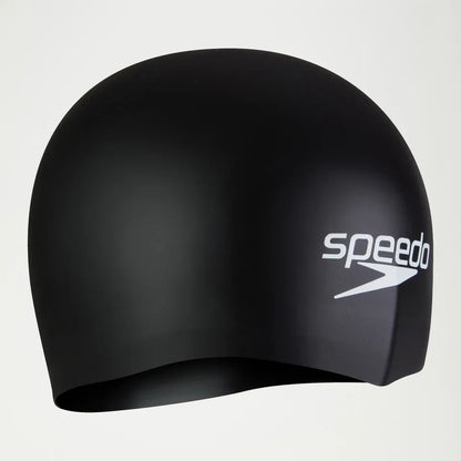 Speedo Fastskin Hiro Black Silicone Swim Cap: World Aquatics Approved Hydrodynamic Design - Gomix Brands Outlet