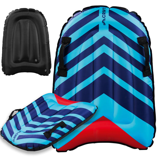 Crivit Inflatable Bodyboard Blue Red for Kids 4-8 Years
