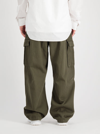 Men's Alpha Industries Aircraft Cargo Pants - Baggy Straight Leg Cotton