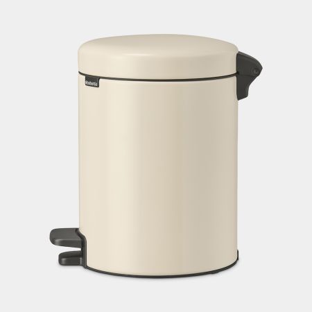 Premium Brabantia NewIcon 5 Litre Soft-Closing Pedal Bin - Soft Beige
