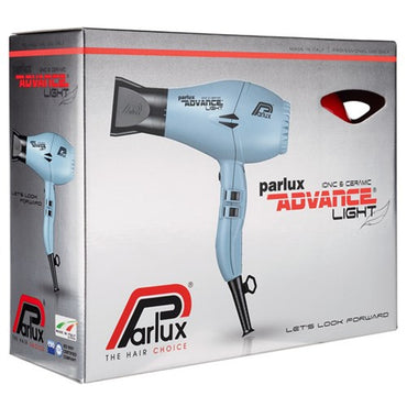 Powerful Parlux Advance Light Red Ionic Ceramic Hair Dryer - Salon Quality