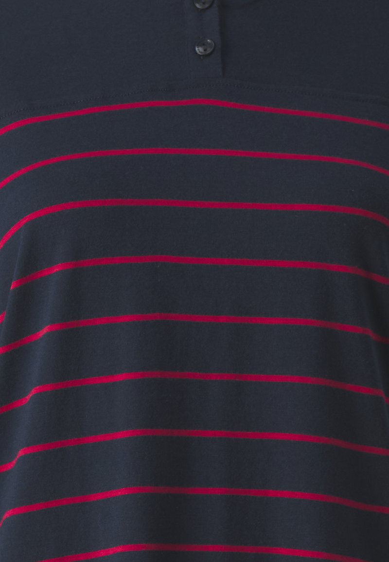 Schiesser Women's Striped Henley Long Pyjama Set - Soft Cotton Modal