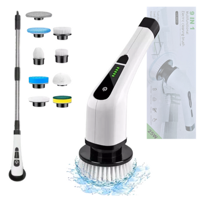 T&Z JY-6010 9-in-1 Cordless Electric Mop with Rotating Brush