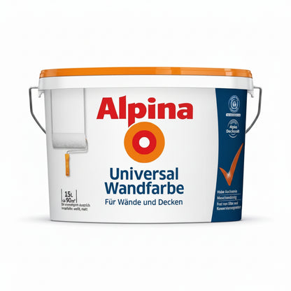 Alpina Universal Wandfarbe White Matt Interior Paint 10L/ 15 L
