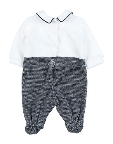 CHICCO Baby Boy Romper Soft Velour Bodysuit