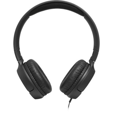 JBL TUNE 500 Black On-Ear Wired Headphones: Pure Bass, Foldable Design, Mic