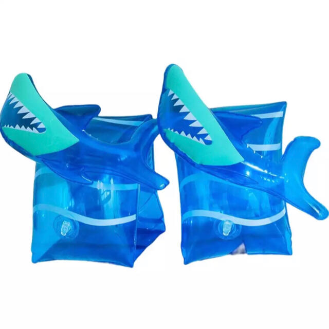 Shark‑Shaped Kids Arm Float for Pool Play – Bright PVC