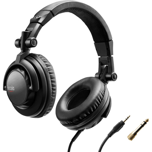 Hercules HDP DJ45 Pro DJ Headphones: Powerful 50mm Drivers, Foldable Design