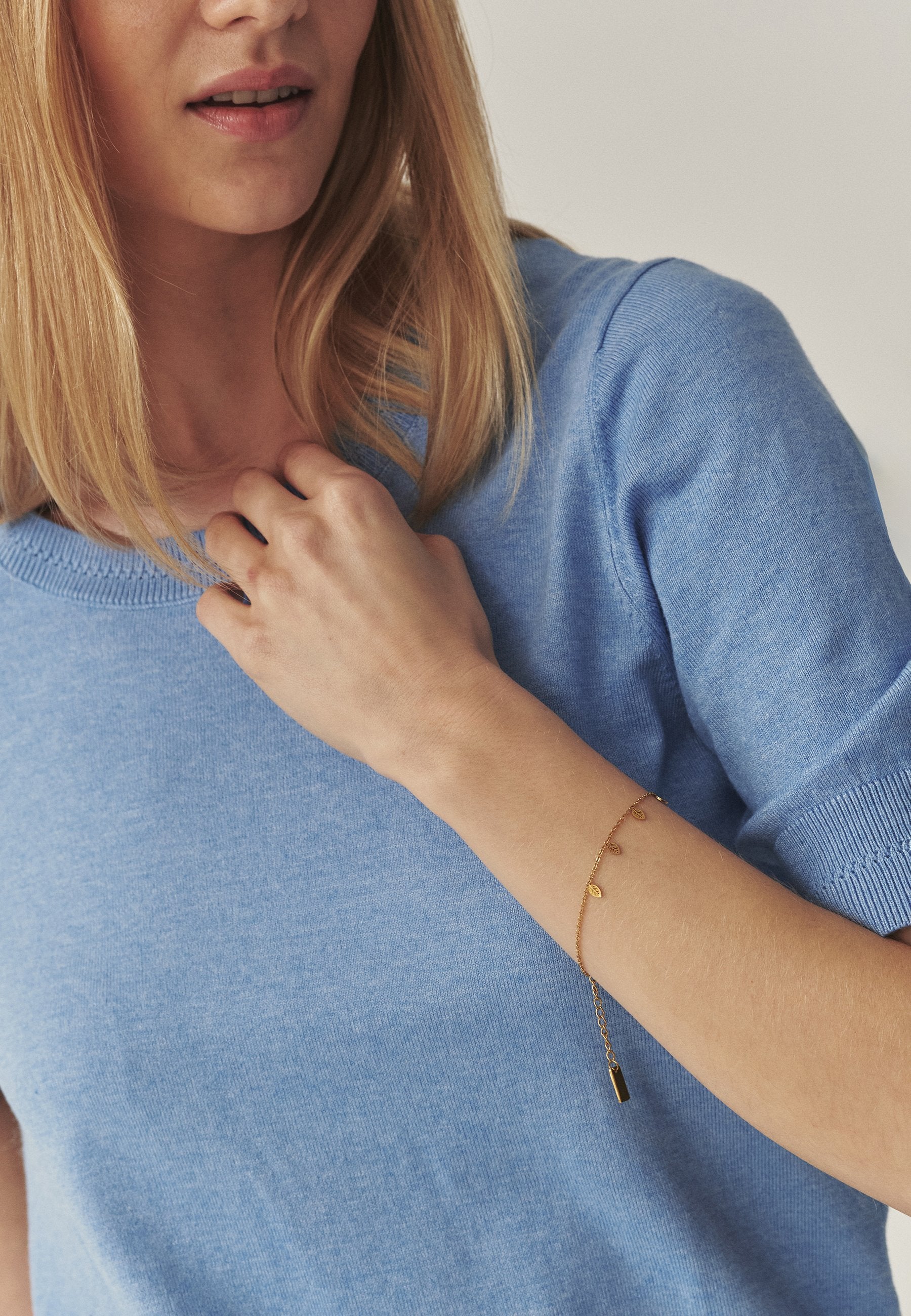 Tamaris Elegant Gold-Coloured Stainless Steel Chain Bracelet with Lobster Clasp