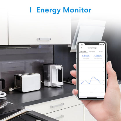Meross Smart Wi-Fi Plug with Energy Monitor MSS310 EU