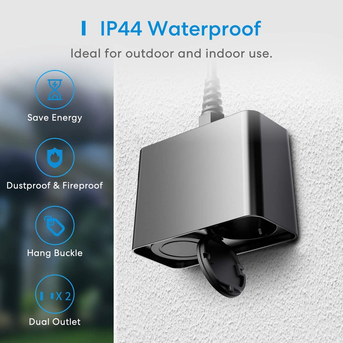 Meross Smart Outdoor Plug MSS620S EU
