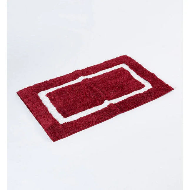 LENO Tufted Rectangular Bathmat 80x50 cm Soft Absorbent - Gomix Brands Outlet