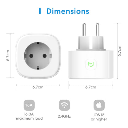 Meross Smart Wi-Fi Plug with Energy Monitor MSS310 EU