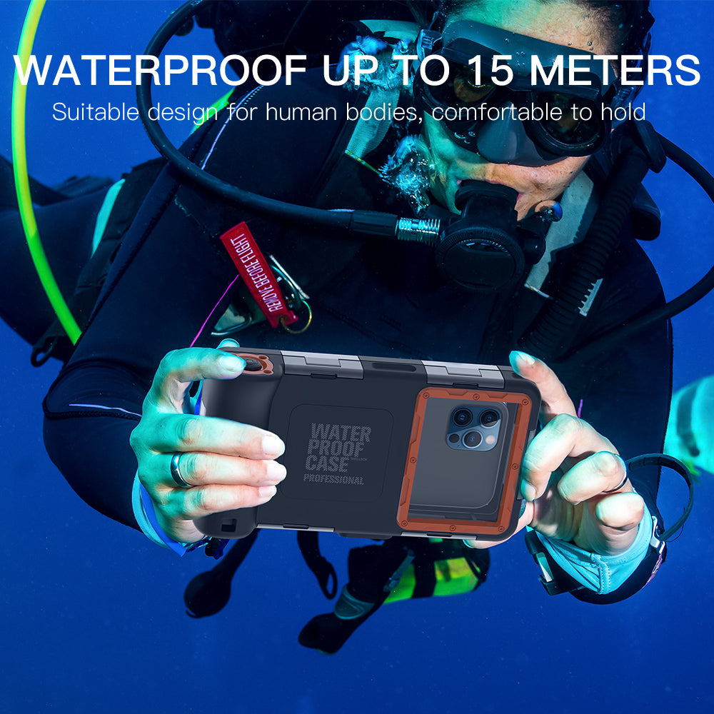 Shellbox Waterproof Underwater Smartphone Case - IP68 15m Depth