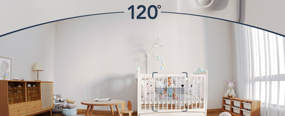 GNCC 1080P Smart WiFi Baby Monitor: Night Vision, 2-Way Audio, Alexa Compatible