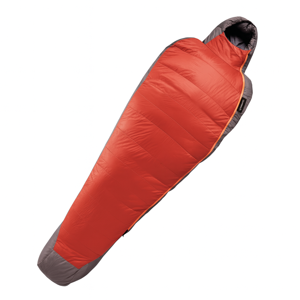 FORCLAZ MT900 Lightweight Down Trekking Sleeping Bag, 0°C Comfort, Mummy Shape