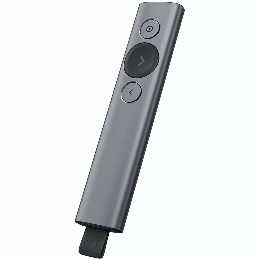 Logitech Spotlight Advanced Wireless Bluetooth Presentation Remote - Slate Gray