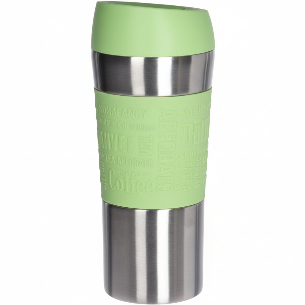 Classic 350ml Ceramic Drinking Mug – Pink, Green, Blue Options