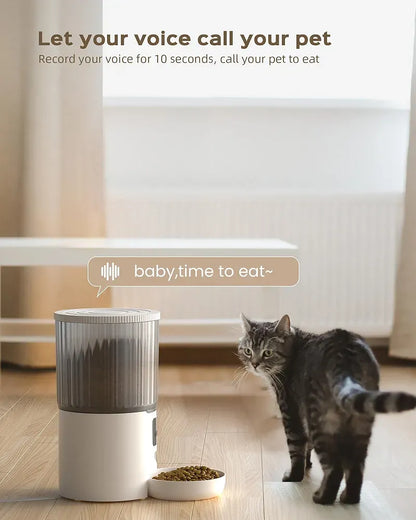 UIOOQ PE-B01 Automatic Pet Feeder 4Liter