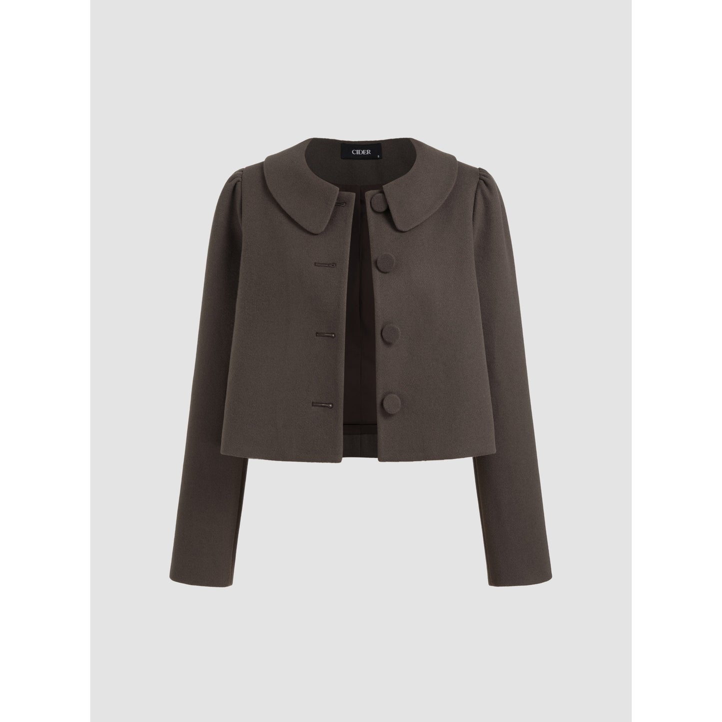 Stylish Wool-Like Oversized Blazer & Pleated Two-Tone Mini Skirt Set