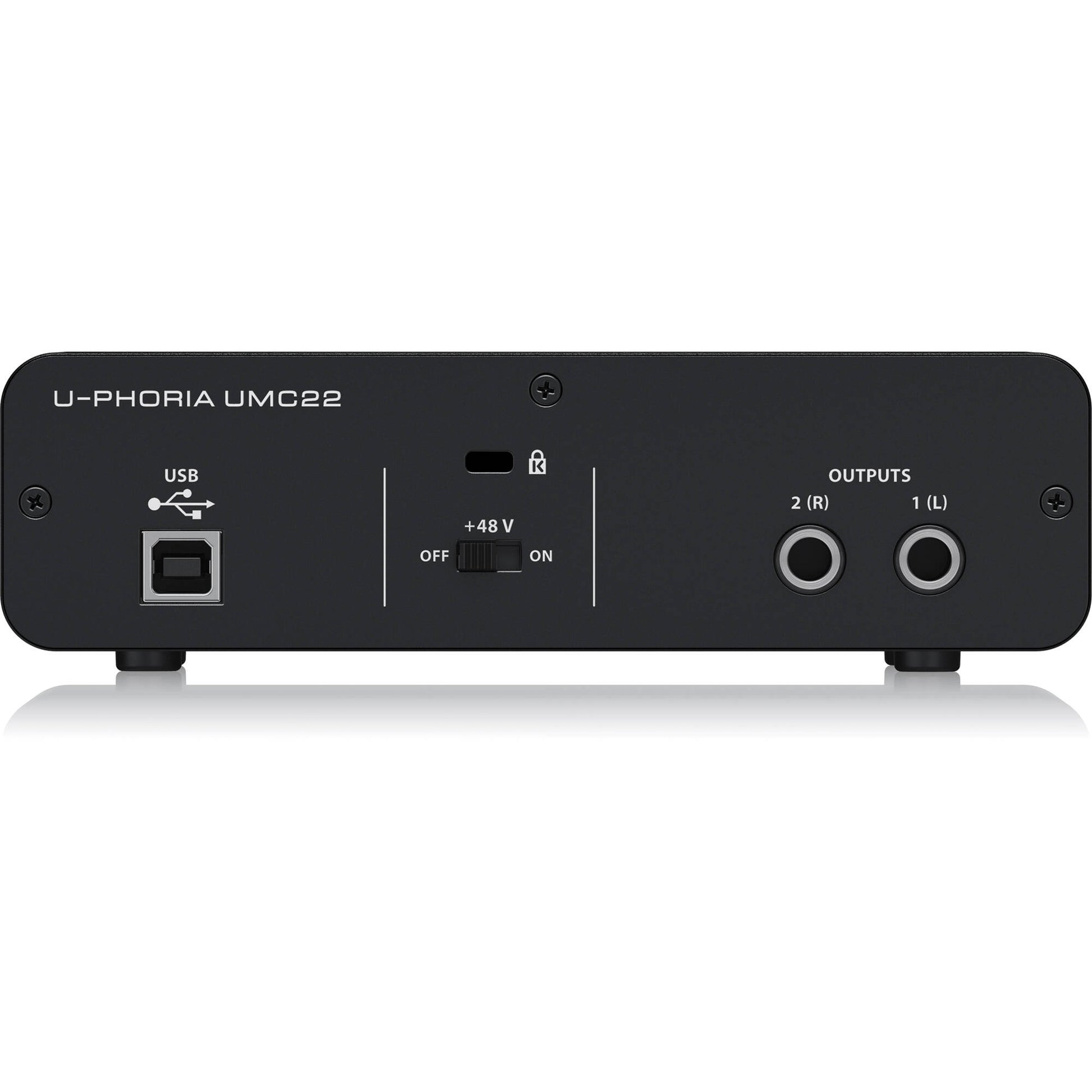 Behringer UMC22 Audiophile 2x2 USB Interface: Midas Preamp, Studio Quality Sound